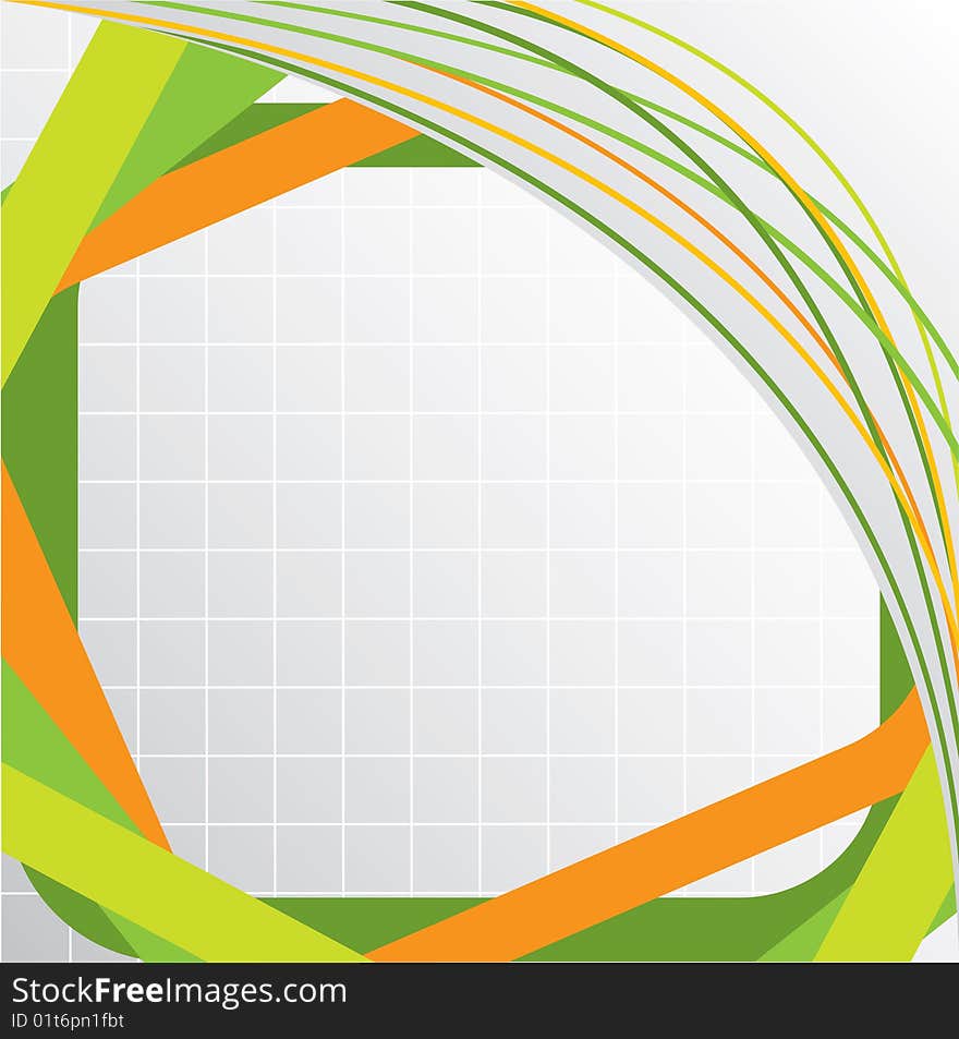 Abstract circle background for text