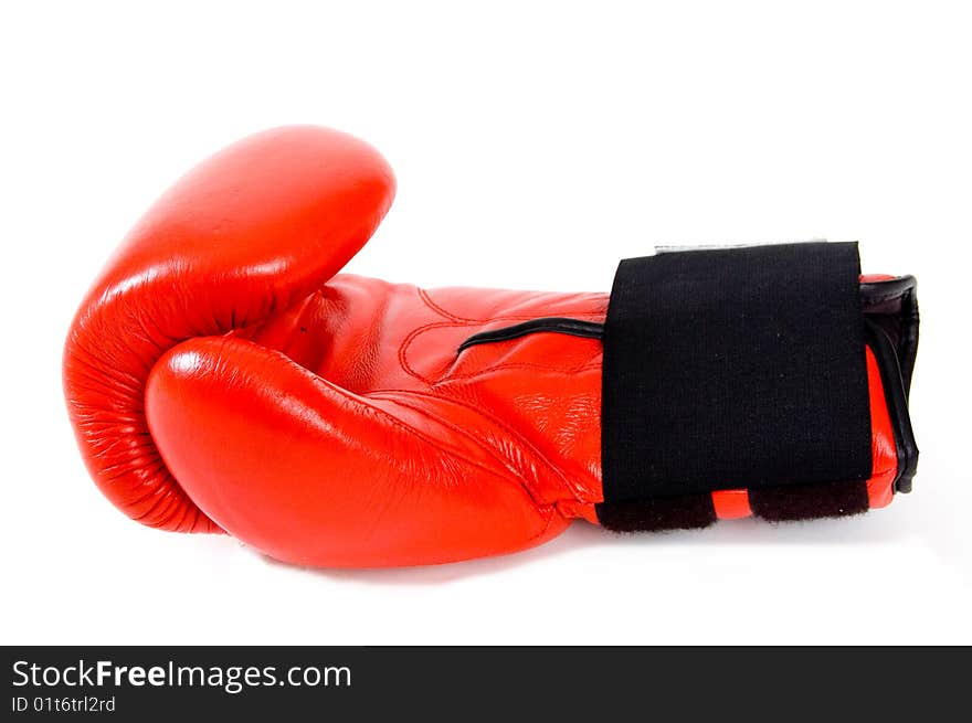 Red Boxing Gloves isolated on a white background