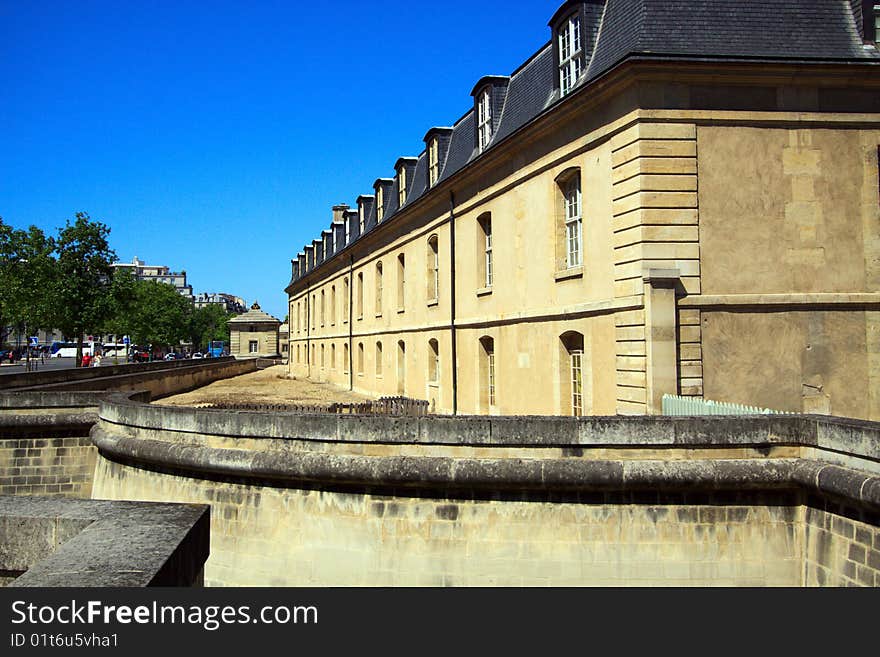 Old Parisian building, part of  Les Invalides, Paris France