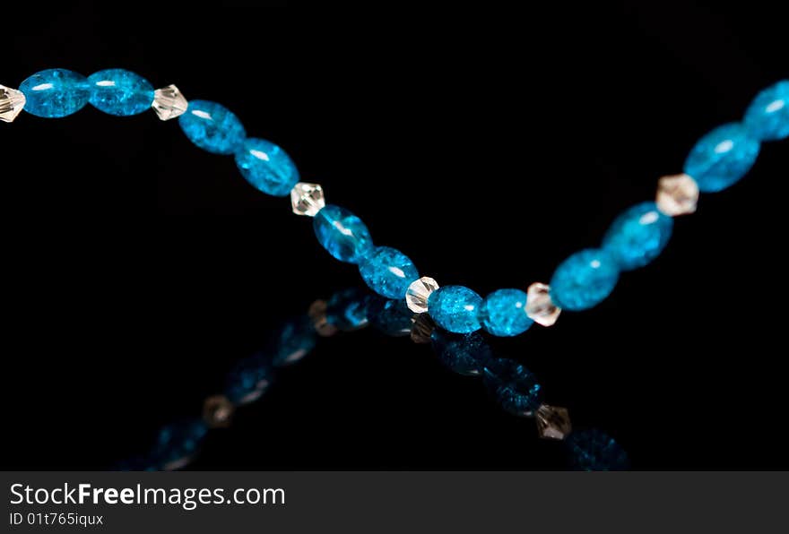 Abstract jewellery and beads background