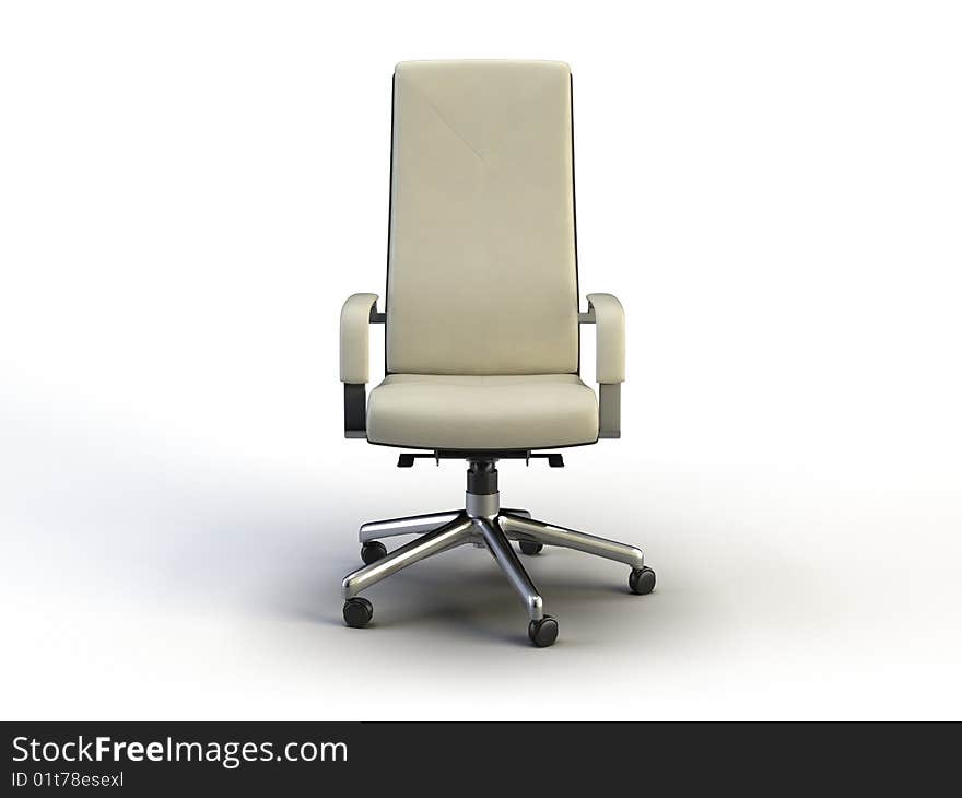 Office chair on the white background