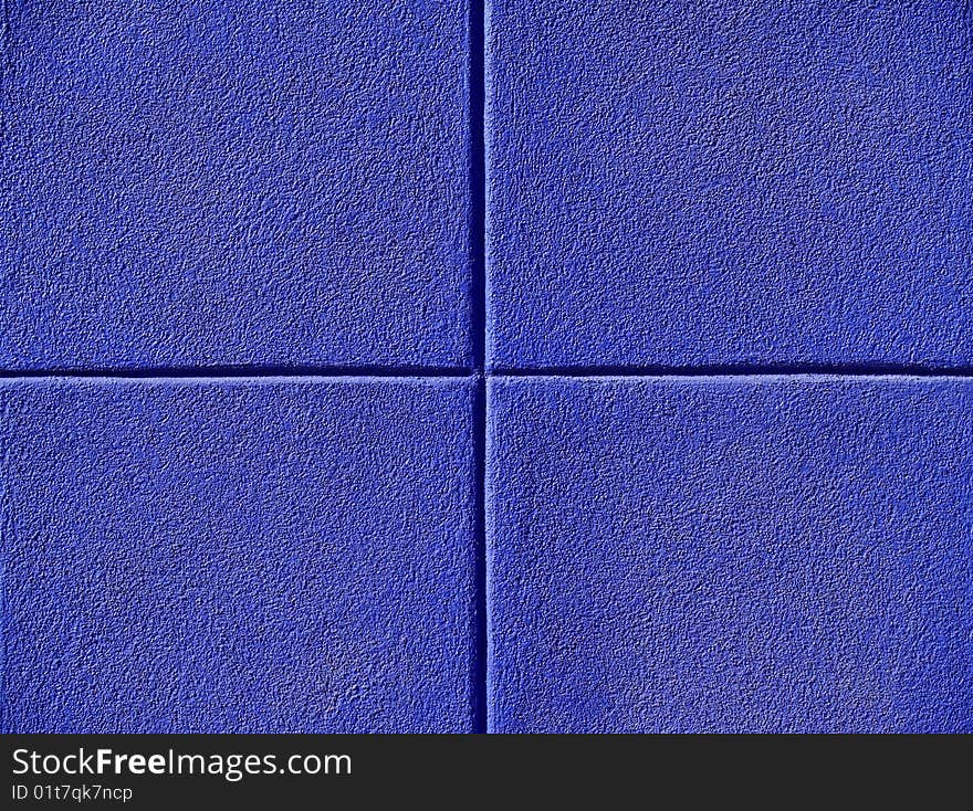 Four Blue Squares