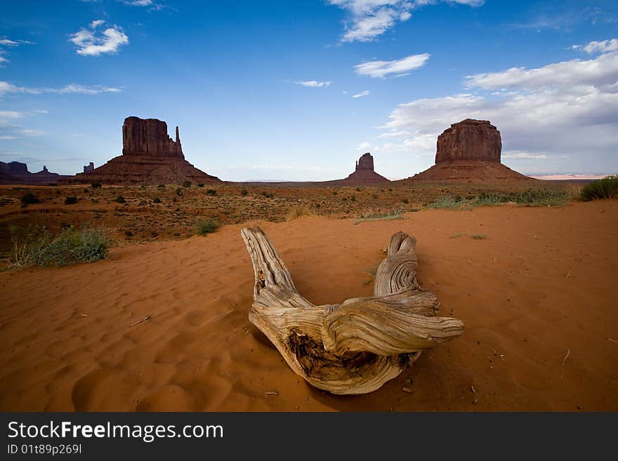 Landscape In Monument Valley