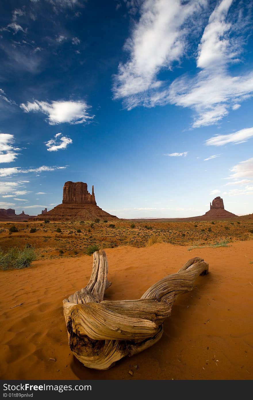 Landscape in Monument Valley