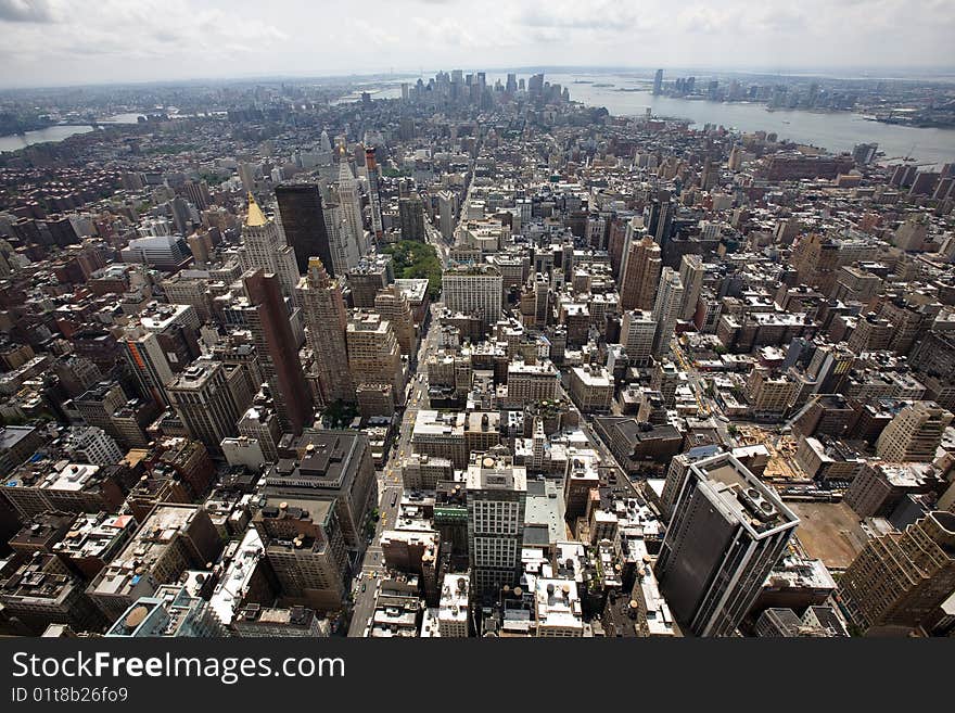 Skyline of Manhattan, New York City