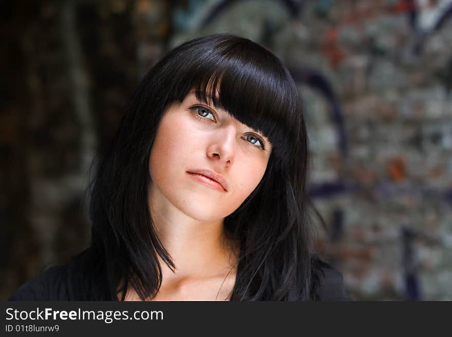 Portrait of a young woman