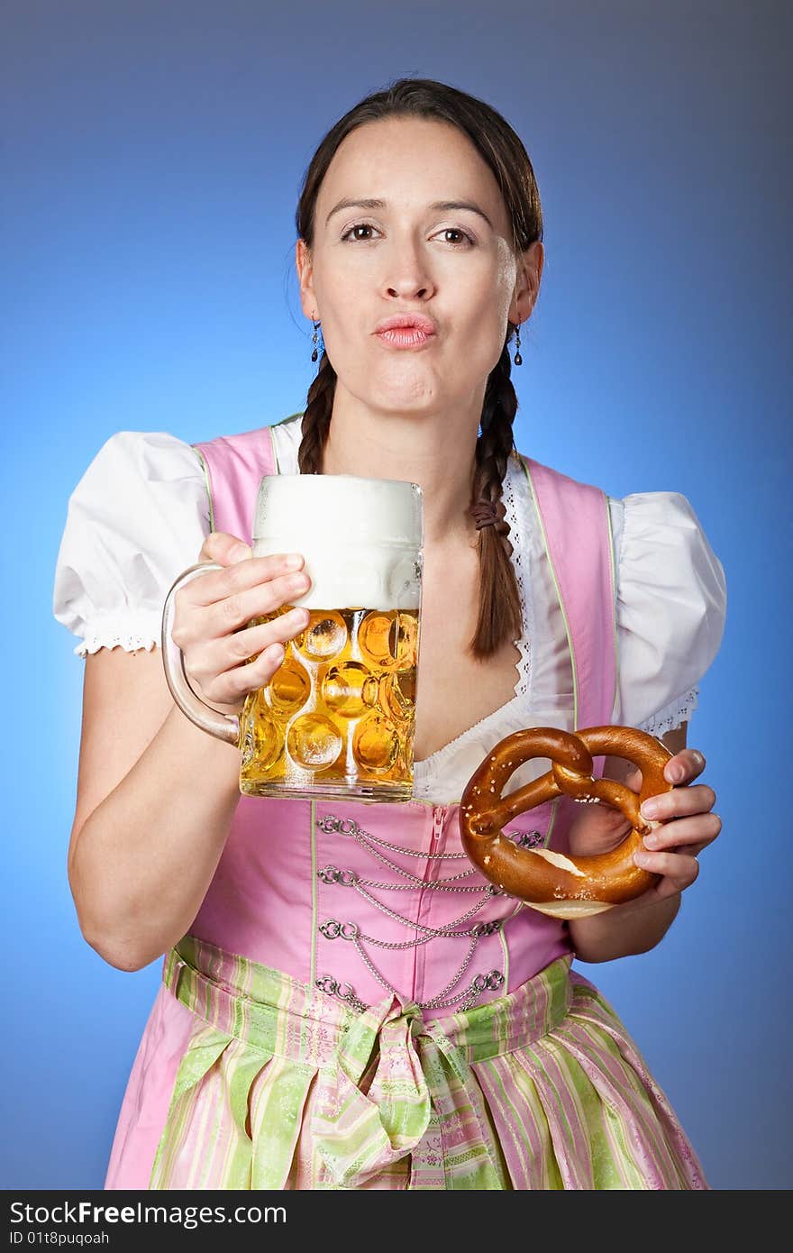 Partying at Oktoberfest