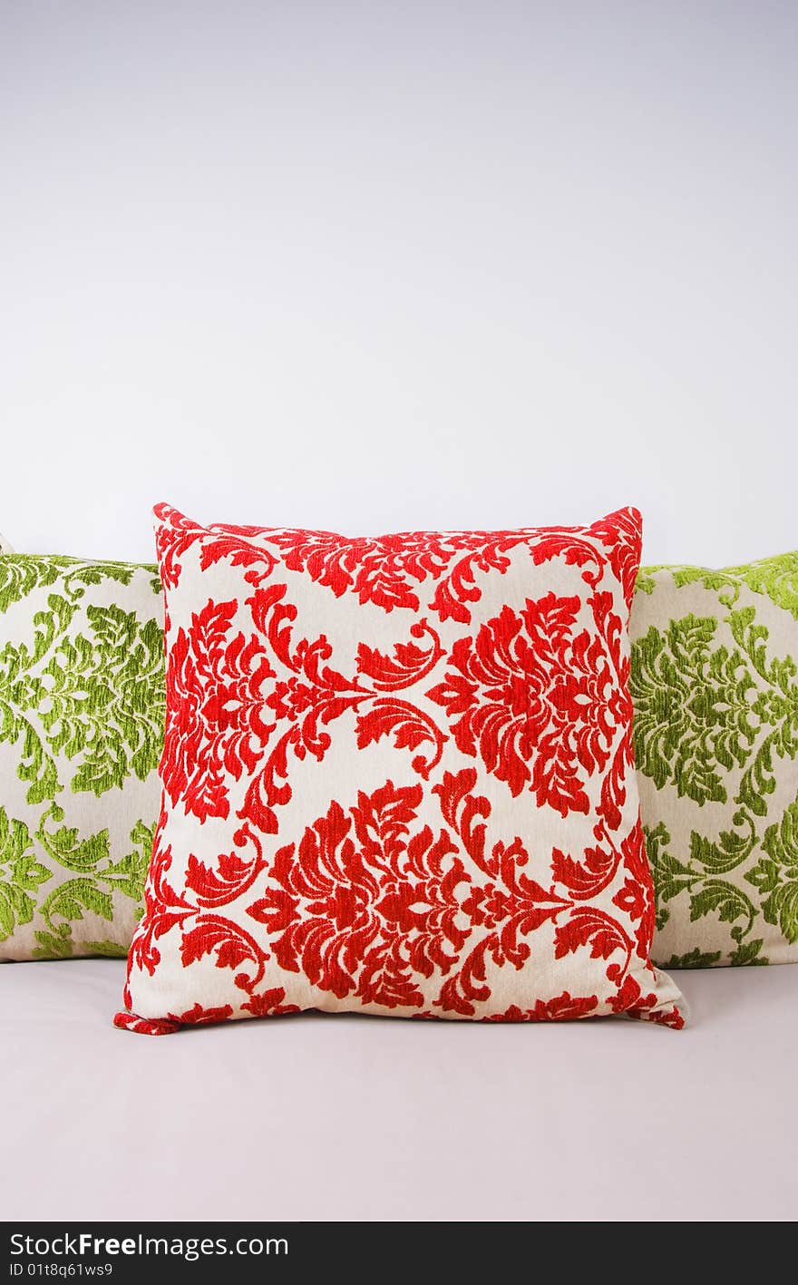 Red And Green Cushions