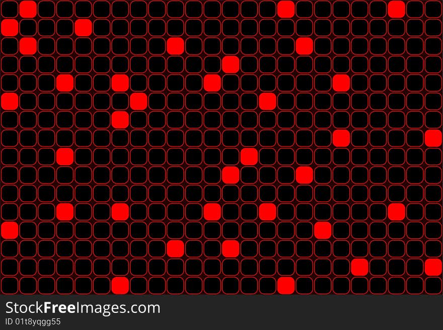 Abstract round pixel points mosaic background. Abstract round pixel points mosaic background