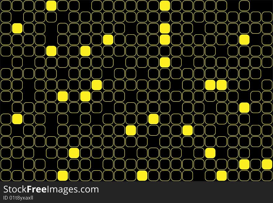 Abstract round pixel points mosaic background. Abstract round pixel points mosaic background