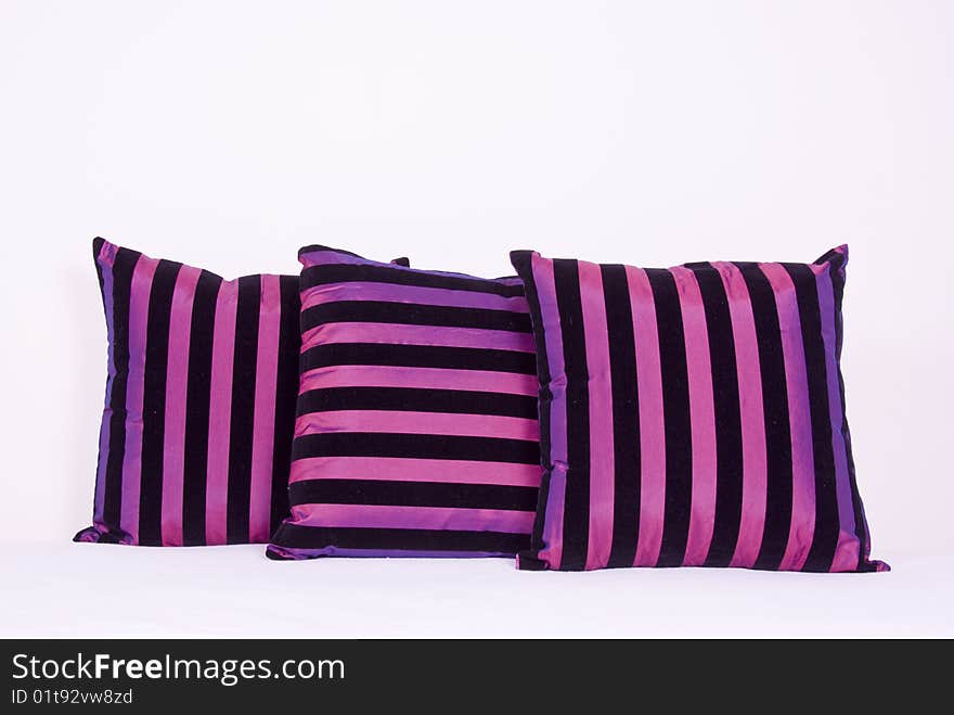 Cushion In Pink And Black