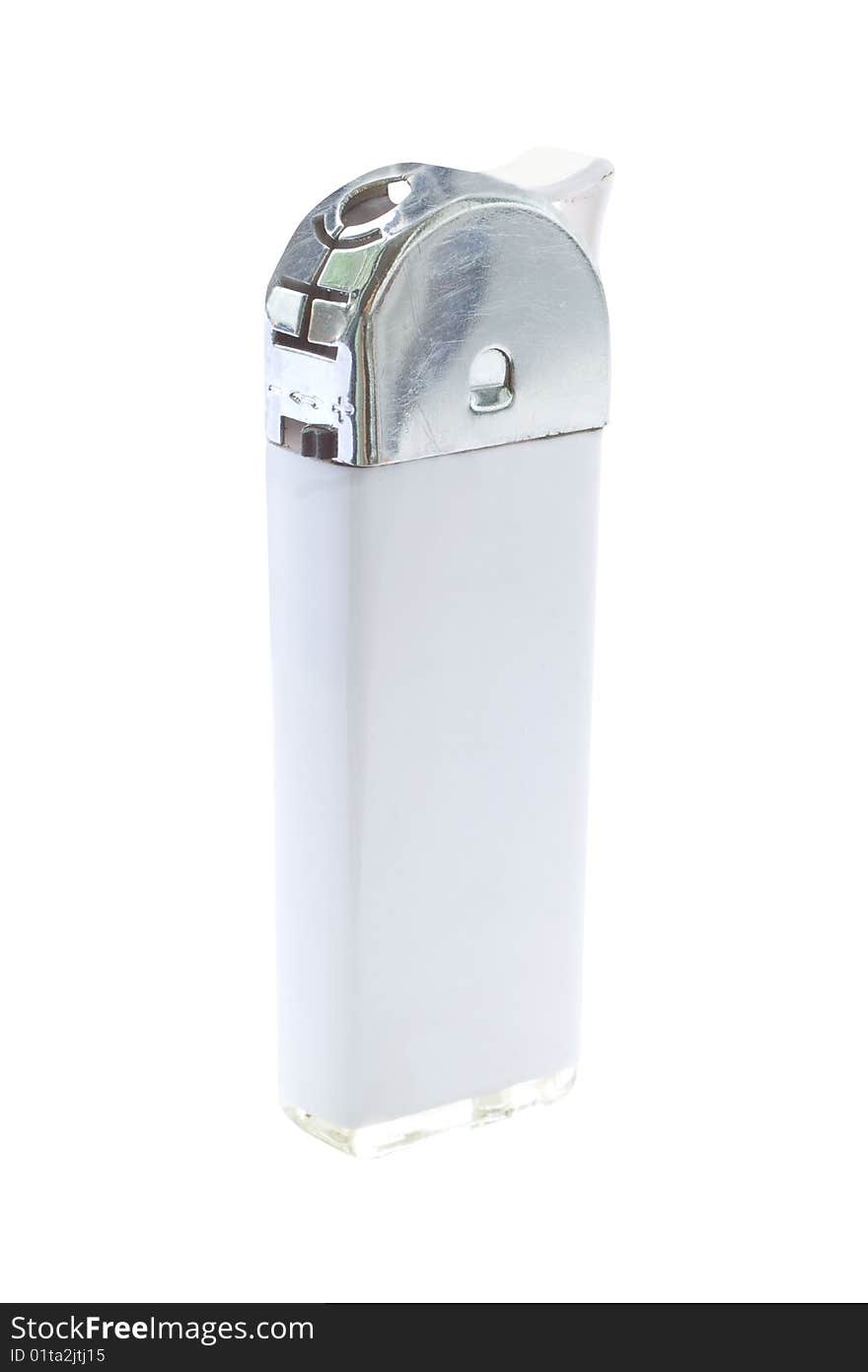 Lighter under the white background