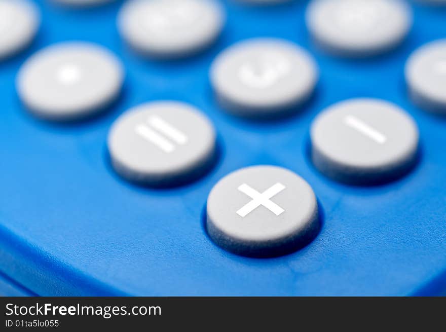 Macro Of Buttons On A Calculator