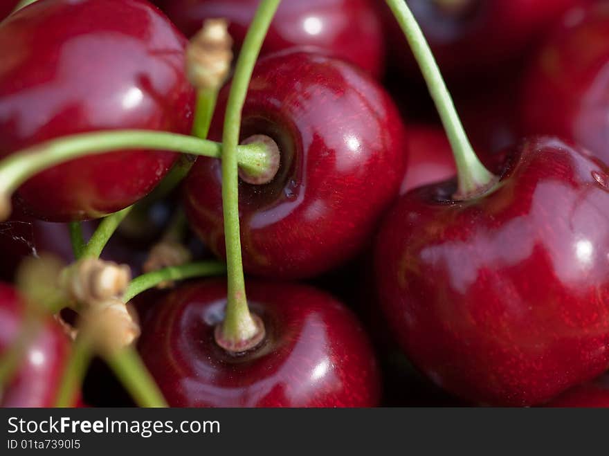 Red cherries