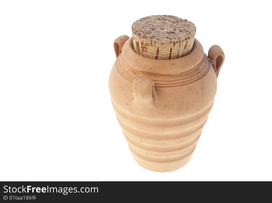 Jug with a cork