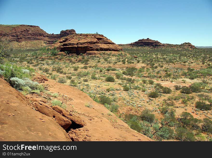 The area of the James Range, Northern Territory, Australia. The area of the James Range, Northern Territory, Australia.