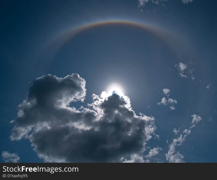 Halo Nimbus Icebow Clouds Formation