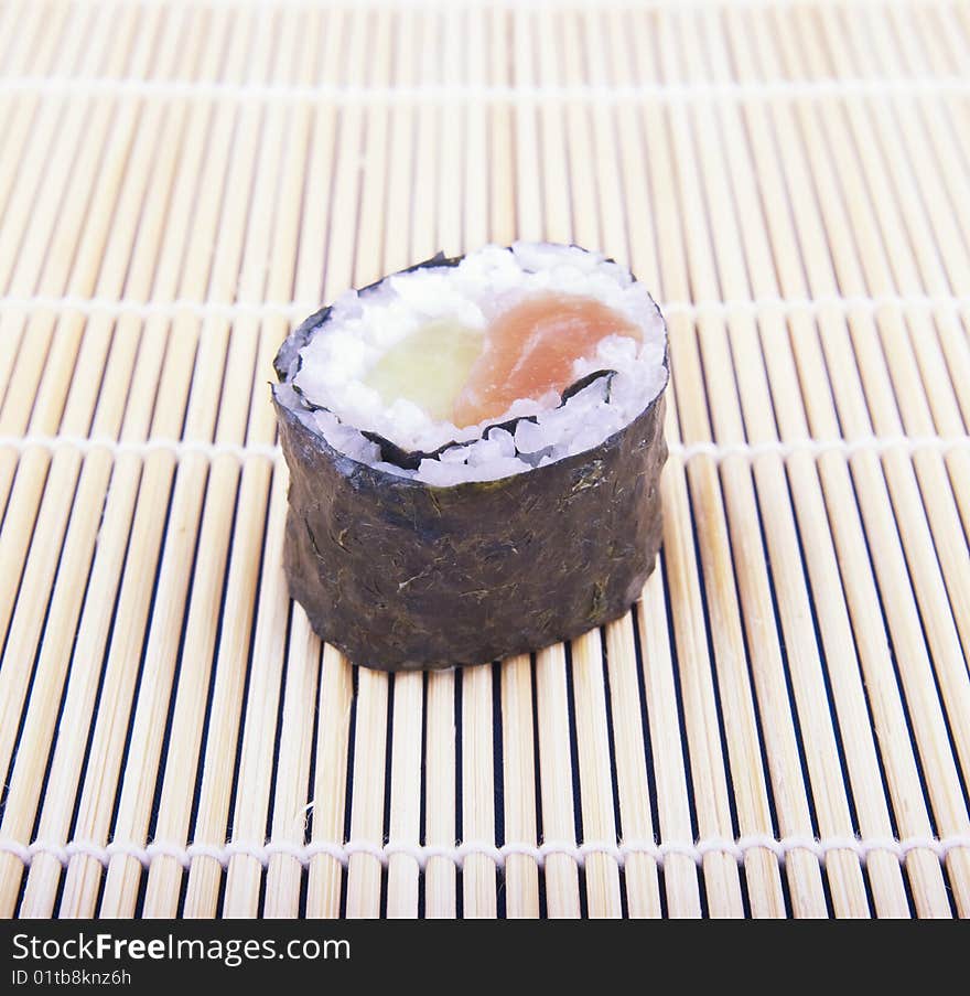 Japanese sushi food shot setting. Japanese sushi food shot setting