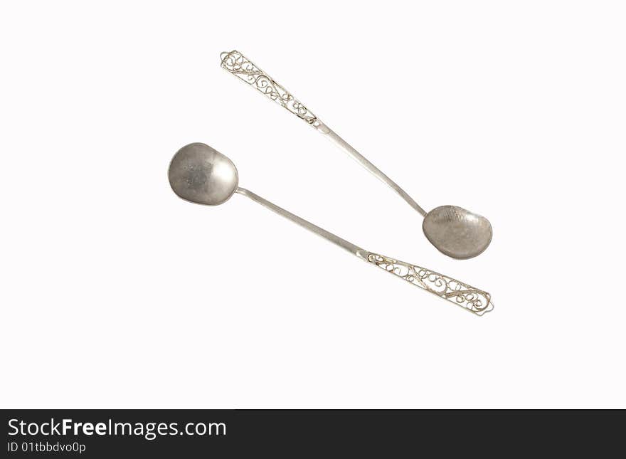 Old silver spoons