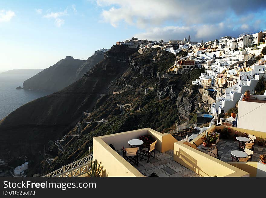 Santorini is the most famous resort in europe. Santorini is the most famous resort in europe