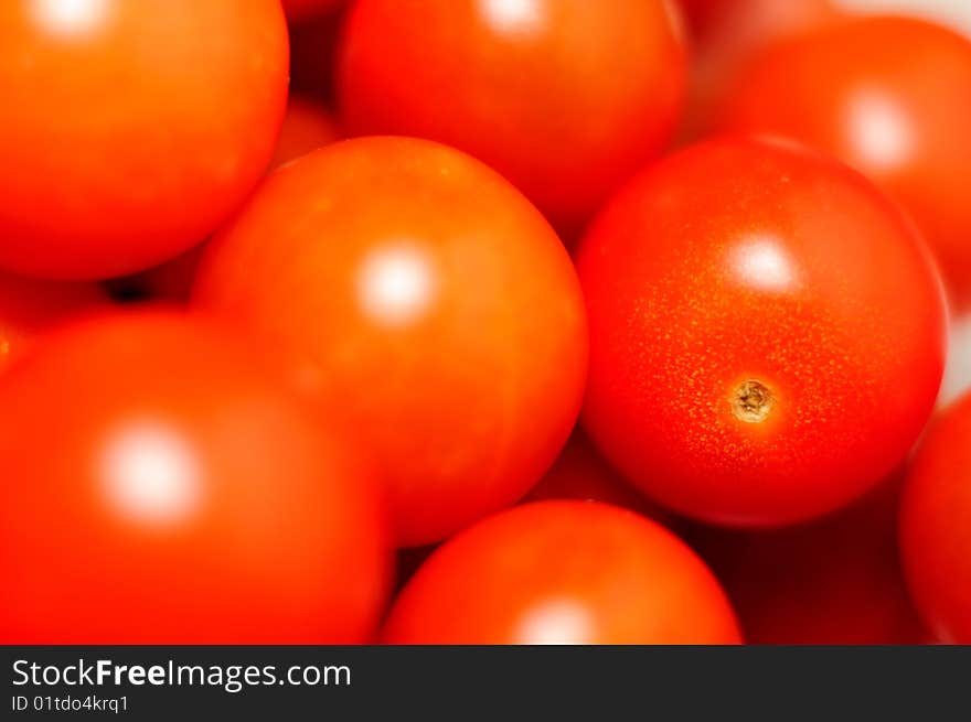 Cherry tomato closeup