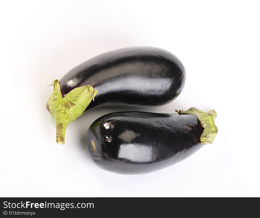 Aubergines with shadows.