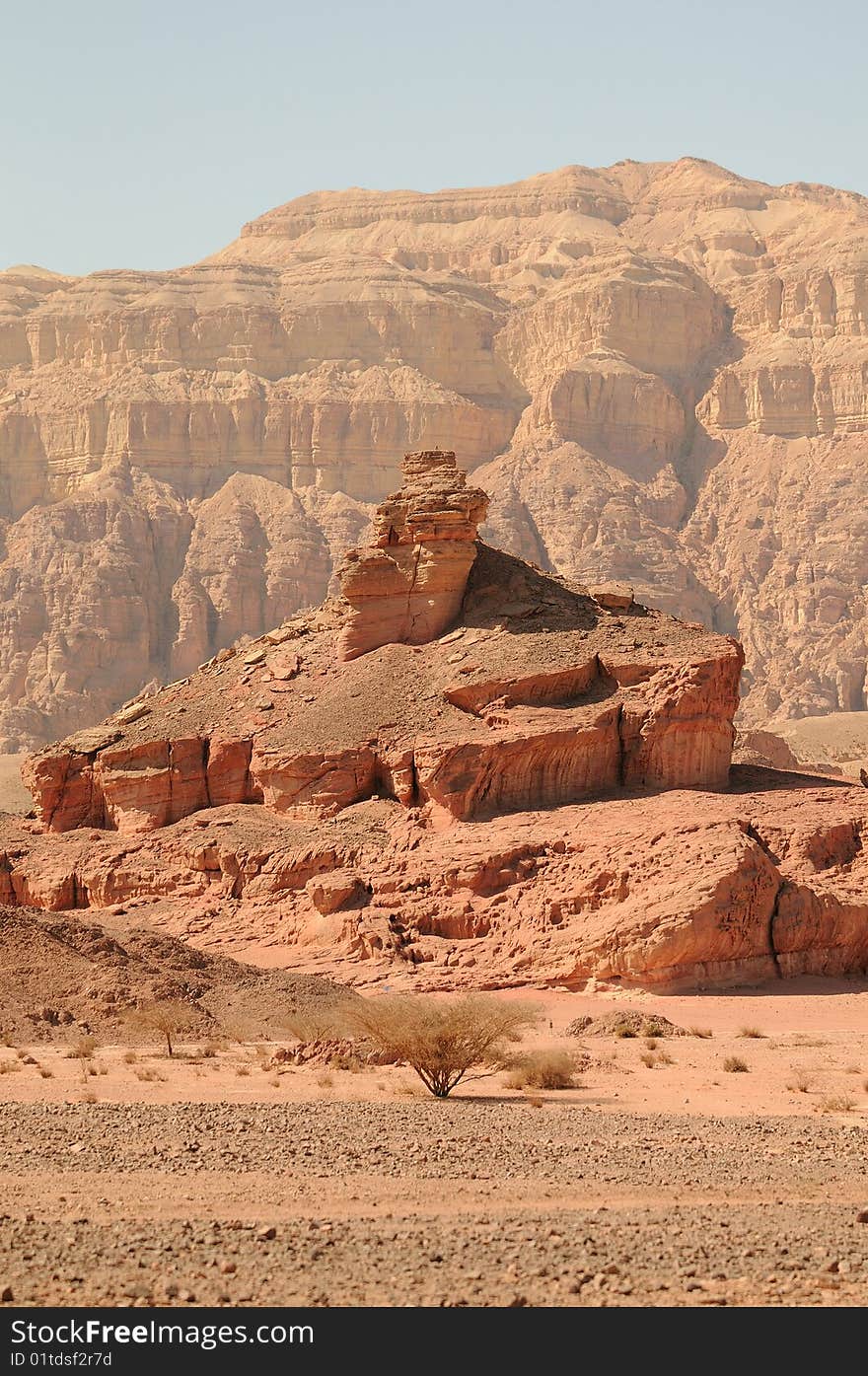 hill, Timna national park, Israel. hill, Timna national park, Israel