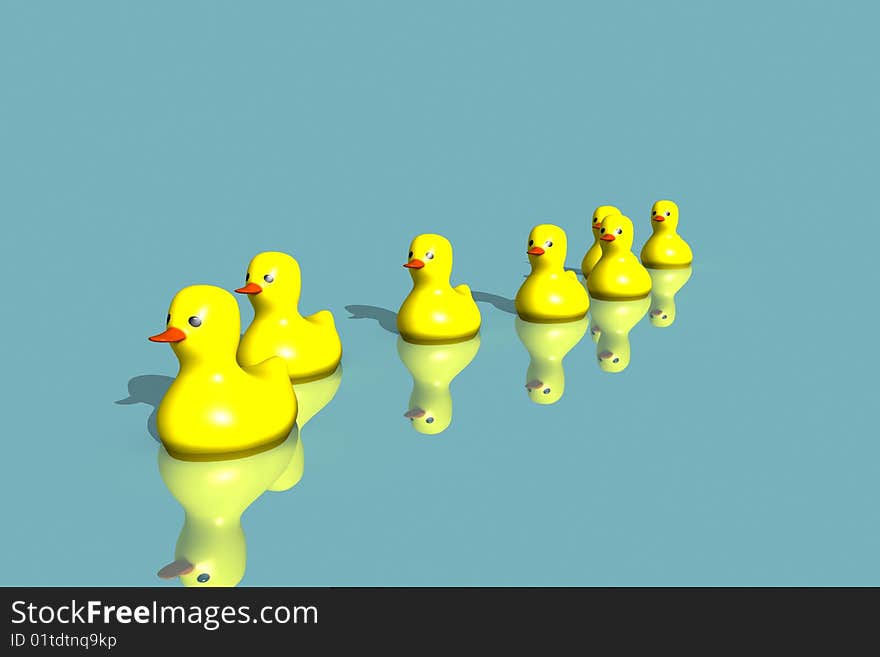 Duck family