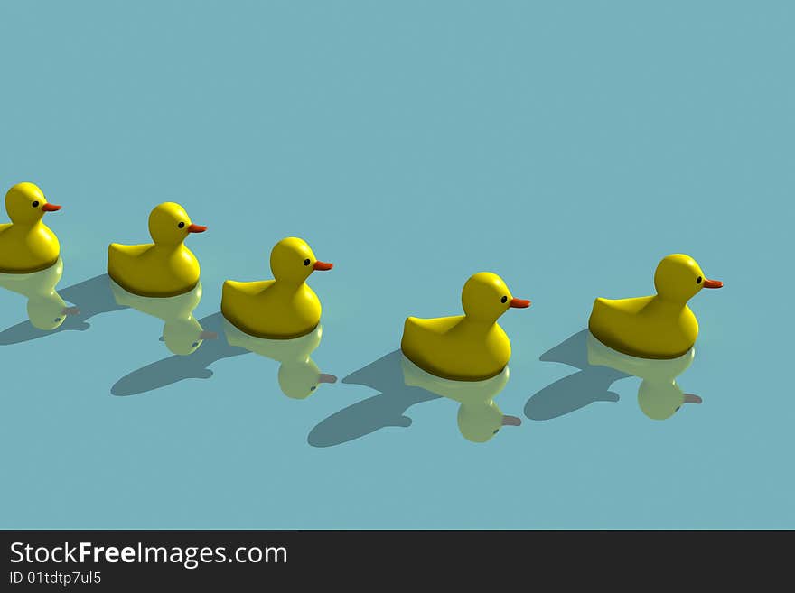 Duck family