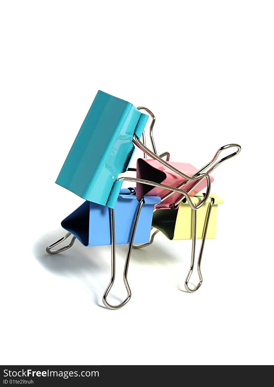 Colored paper clip