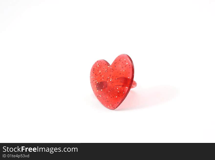 Heart shaped ring