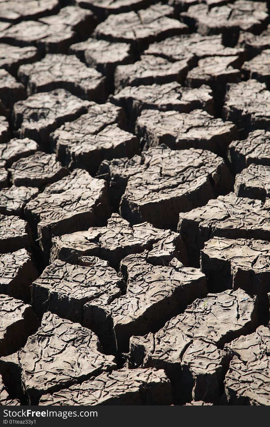 Desert rough land dry crack erosion. Desert rough land dry crack erosion