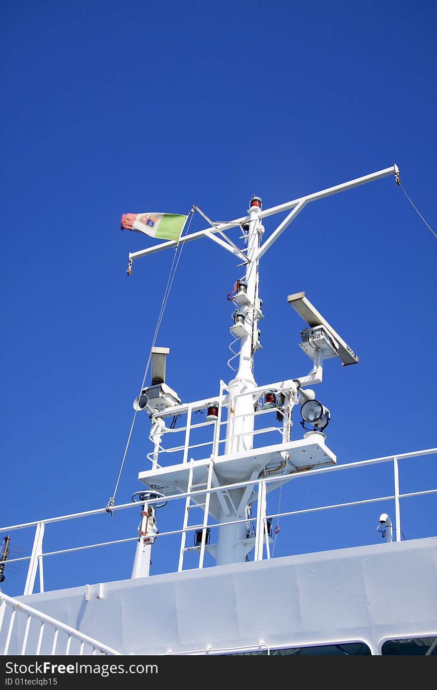 Radar on a large ferry