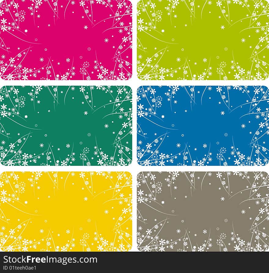 Flower pattern background