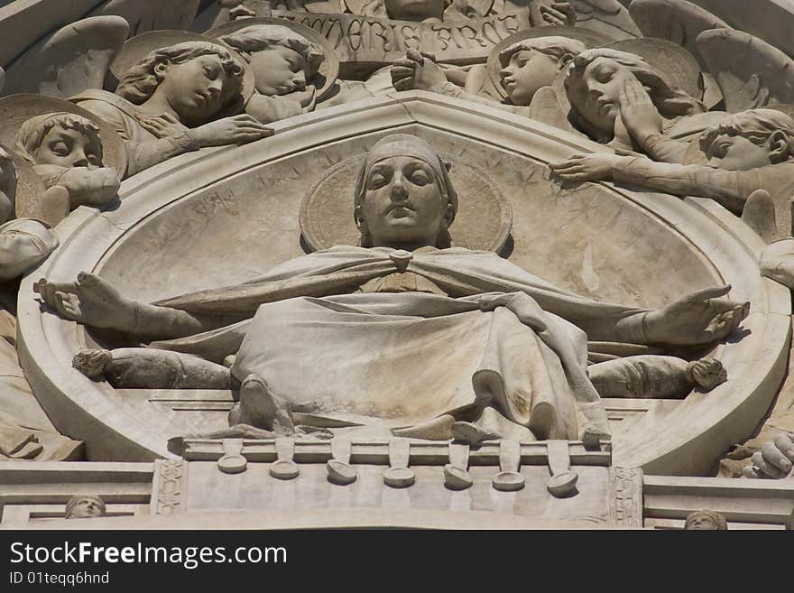 Sculpture on di Santa Maria del Fiore, Florence