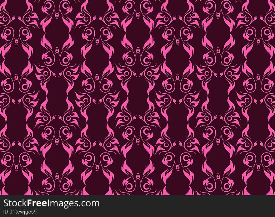 Vector illustraition of retro abstract Swirl Pattern background. Vector illustraition of retro abstract Swirl Pattern background