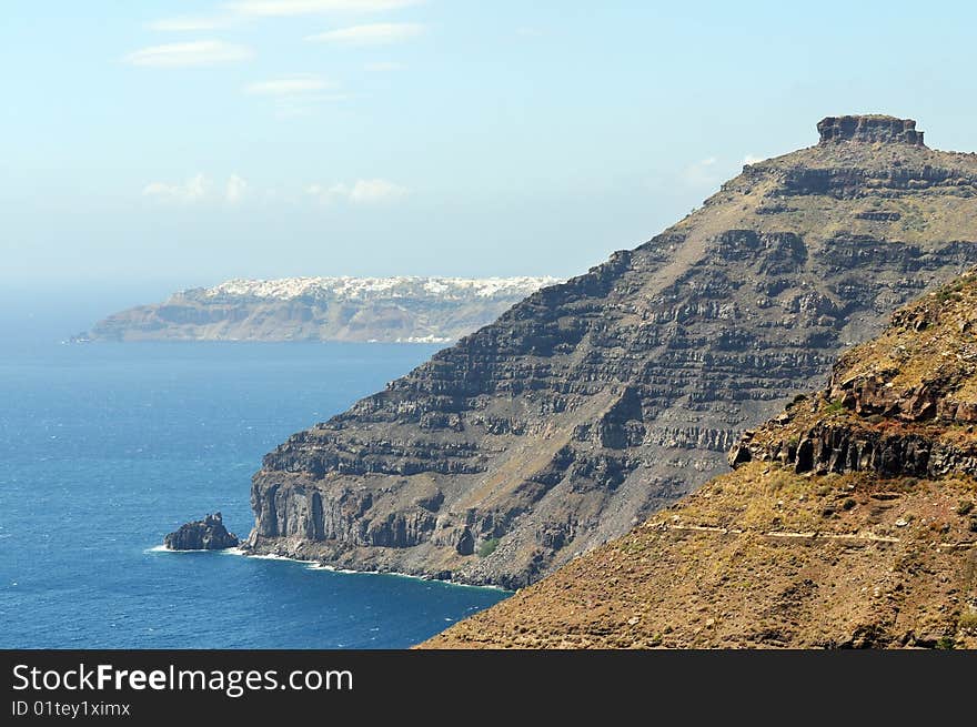 Cliff And Sea