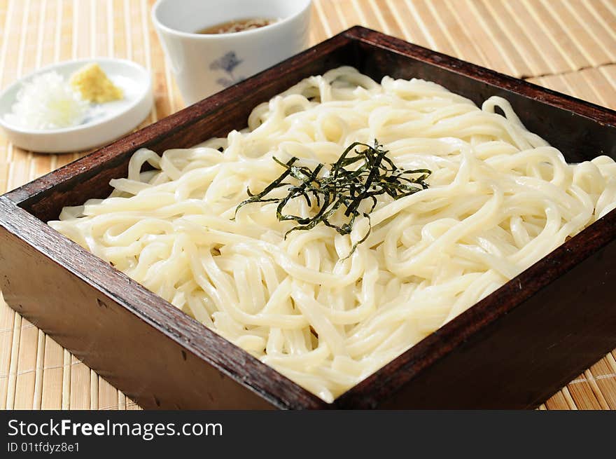 Chinese noodles on the table