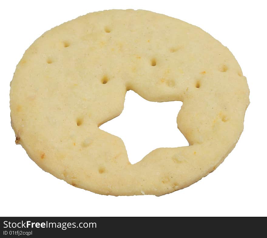 A cookie or biscuit is a small treat, containing milk, flour, eggs, and sugar.