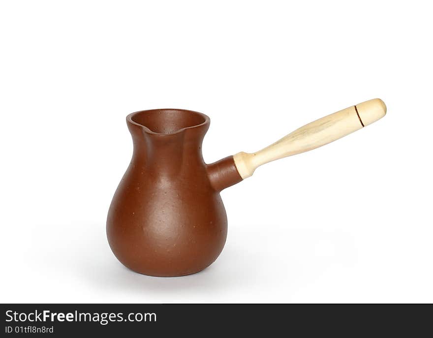 Clay Coffee Pot