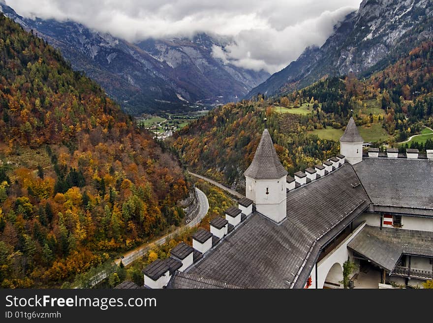 Fortress in mountains