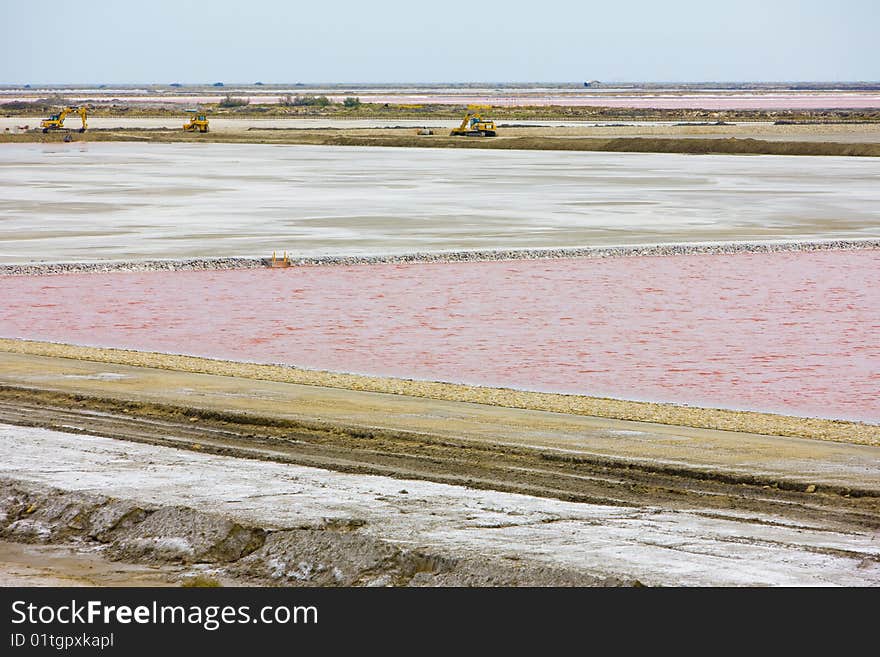 Saline in Camargue