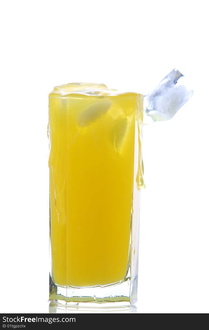 Glass Of Cold Orange Juice