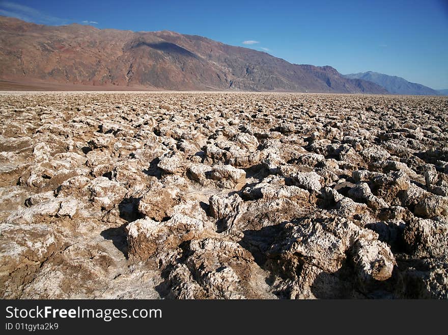 Devil's Golf Course - Death Valley national park, California, USA