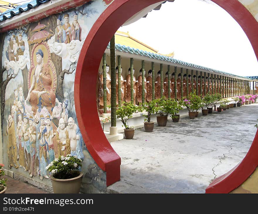 Buddha Images At Chinese Temple