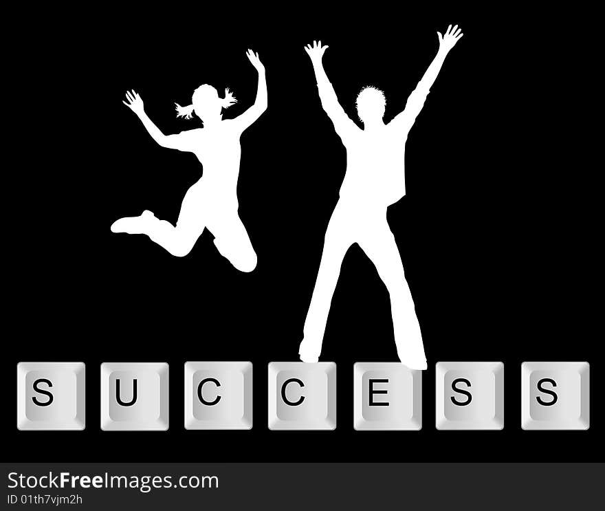 Key background success with people