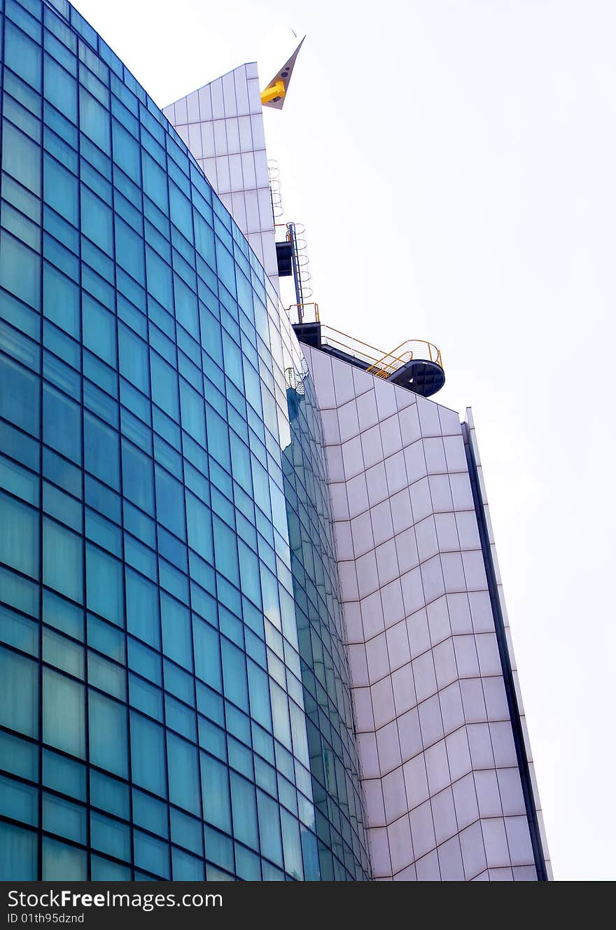 Modern building with many windows