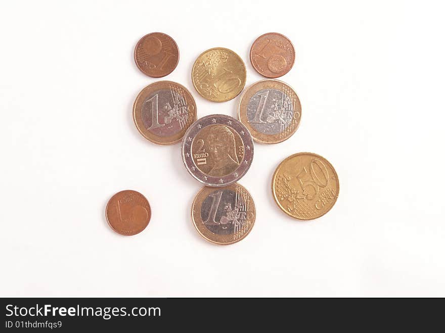 Euro coins