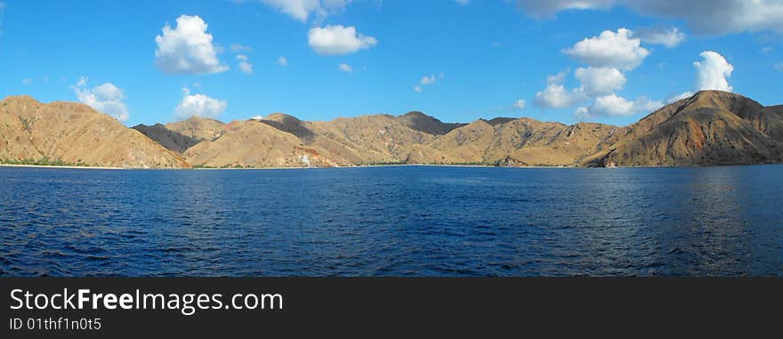 IMage of the komodo islands in indonesia