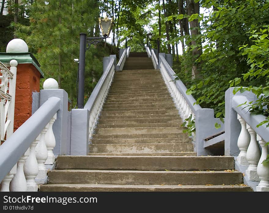 Stairway in ancient style